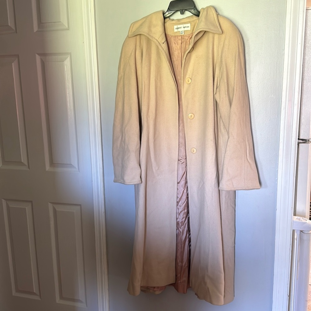 Pure wool pea coat